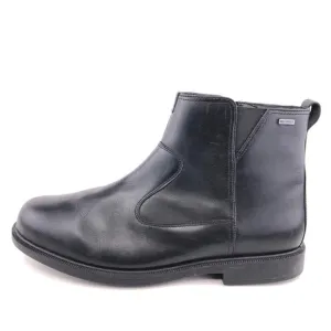 Dunham James Waterproof Black Leather Chelsea Dress Boots 15 EE Wide