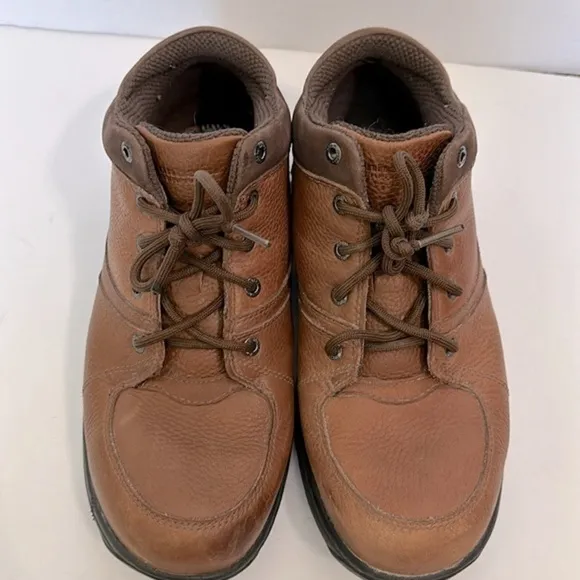 Dunham Men's Addison 8006BR Mid Cut Brown Leather Waterproof Boot Shoe Mens 9.5