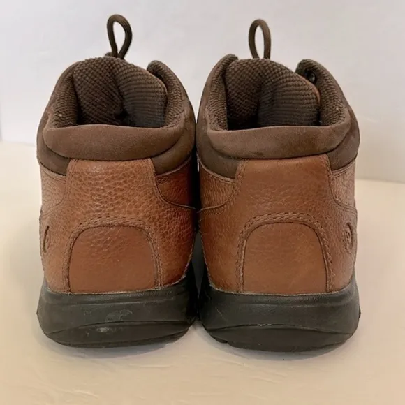 Dunham Men's Addison 8006BR Mid Cut Brown Leather Waterproof Boot Shoe Mens 9.5