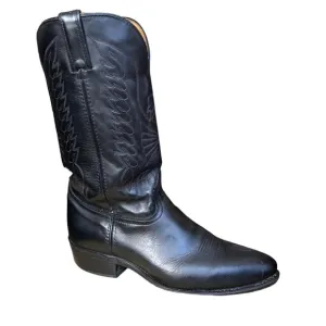 Durango Black Leather Western Cowboy Boots Men’s Size 10