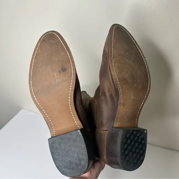 Durango Brown Leather Cowboy cowgirl western Boots 9.5