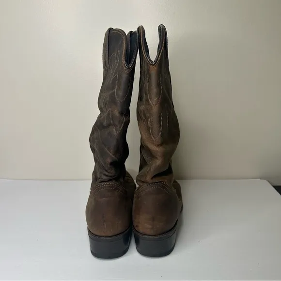 Durango Brown Leather Cowboy cowgirl western Boots 9.5