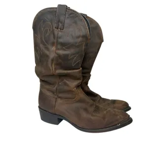 Durango Brown Leather Cowboy cowgirl western Boots 9.5