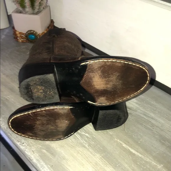 Durango Kids Cowboy Boots Brown Size 9