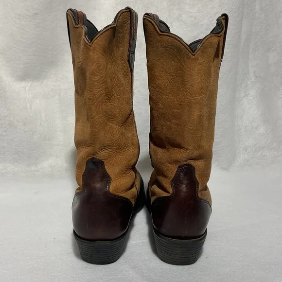 DURANGO Women’s Cowboy Boots. Size 10 M. Smooth and Suede Leather.