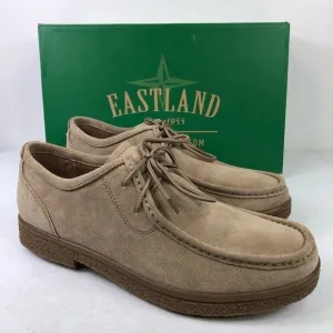 Eastland New Men’s Dwayne Khaki Suede English Moc Oxfords Boots size 10M