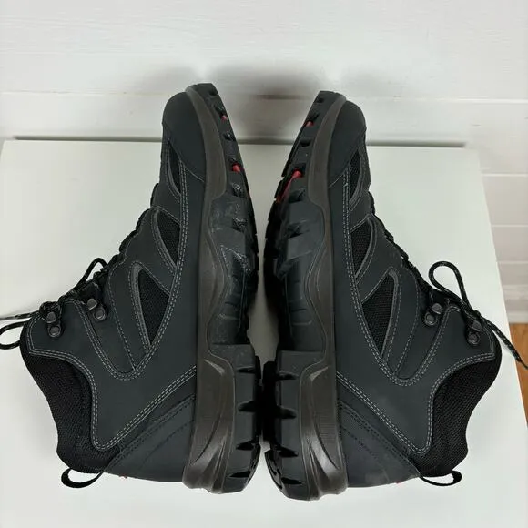 ECCO Mens Drak Mid GTX Boots EU47 Item # 811164 Black Waterproof hiking camping