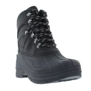 Eddie Bauer RyanPeak Insulated Lace Up Duck Boots Mens 10 Black Waterproof NEW