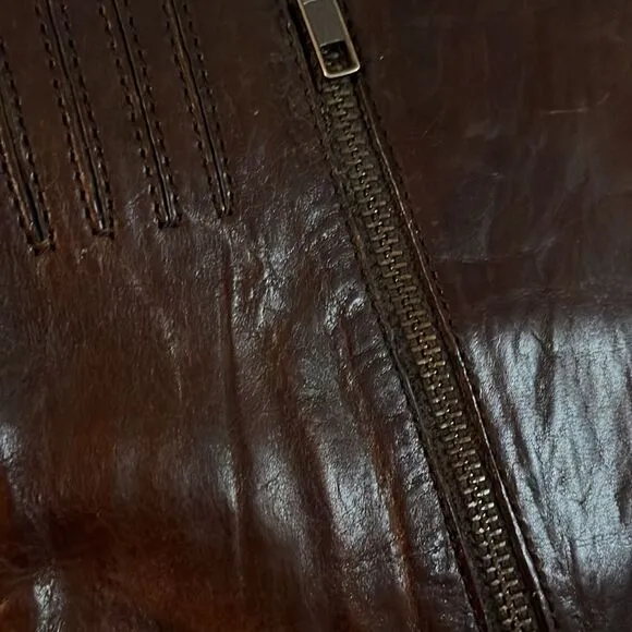 Elegant Brown Leather Women's Boots