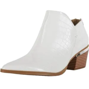Elegant chunky heel bootie sz 8.5