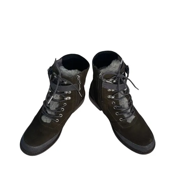 Emu Australia Waldron Suede Waterproof Boots. Size 9W