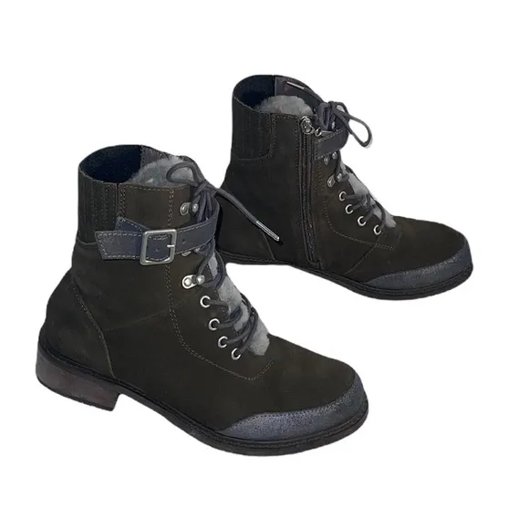 Emu Australia Waldron Suede Waterproof Boots. Size 9W