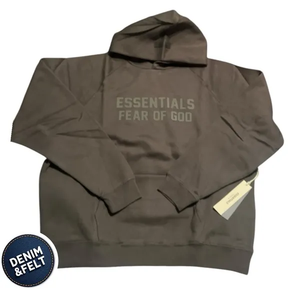 Essentials FEAR OF GOD ESSENTIALS HOODIE |WOOD | NEW COLLECTION | NEW/NWT 🔥🔥