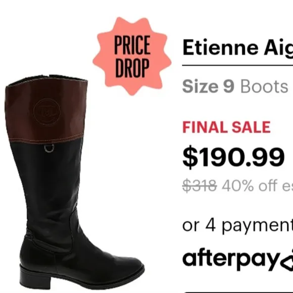 Etienne Aigner  Riding Boots
