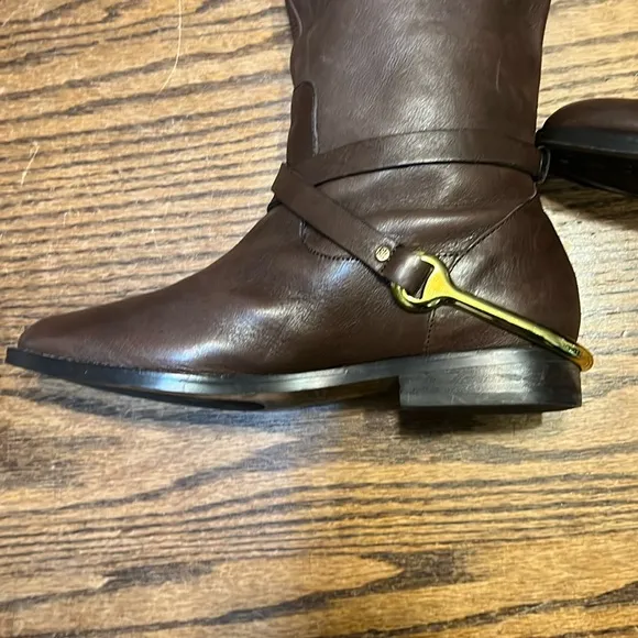 EUC Lauren Ralph Lauren Jenny leather riding boots