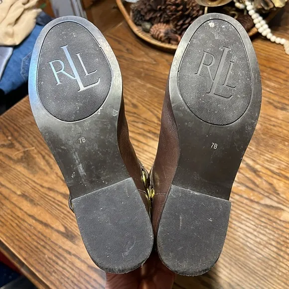 EUC Lauren Ralph Lauren Jenny leather riding boots