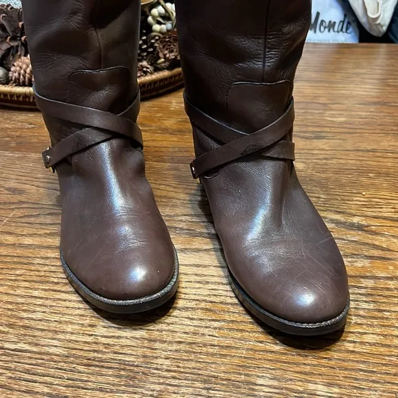EUC Lauren Ralph Lauren Jenny leather riding boots