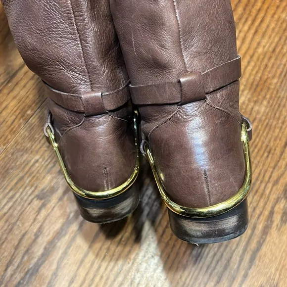 EUC Lauren Ralph Lauren Jenny leather riding boots