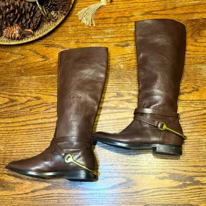 EUC Lauren Ralph Lauren Jenny leather riding boots