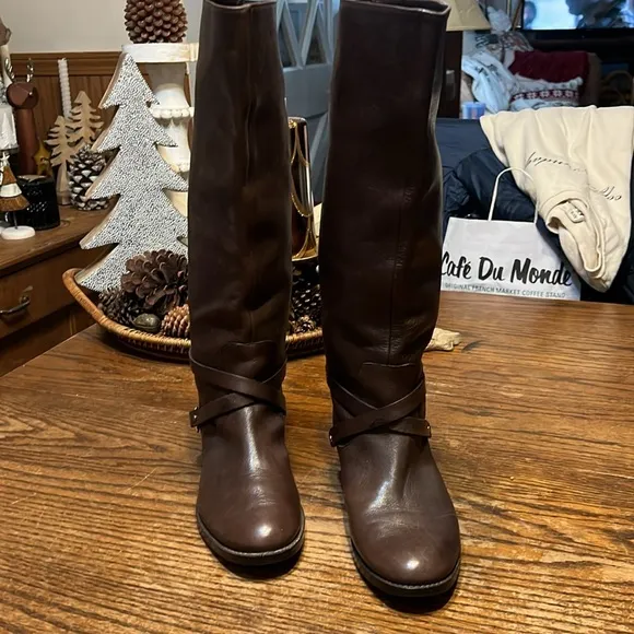EUC Lauren Ralph Lauren Jenny leather riding boots