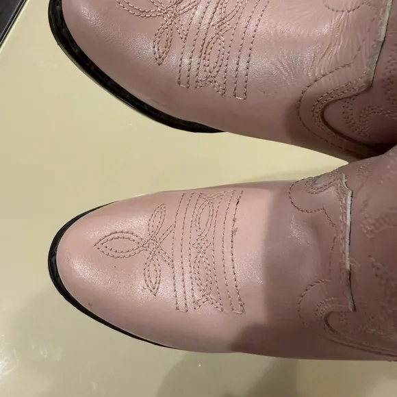 EUC Smoky Mountain Leather Pink Cowboy Boots