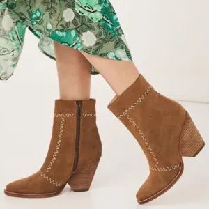 EUC Spell Zephyr💯Suede Leather Ankle Boots size 39