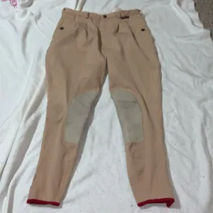 Eurostar X-DREAM tan breeches English riding foxhunting D38 34 US hunter jumper