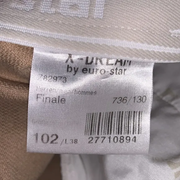 Eurostar X-DREAM tan breeches English riding foxhunting D38 34 US hunter jumper