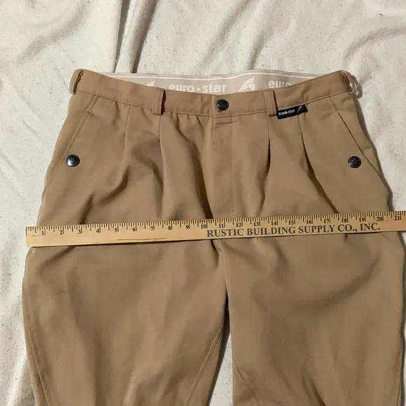 Eurostar X-DREAM tan breeches English riding foxhunting D38 34 US hunter jumper