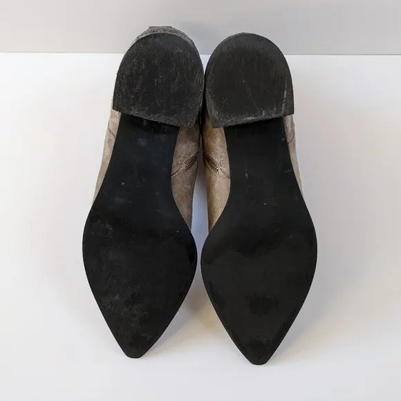 Everlane The Boss Gray Suede Leather Boots | Size 8
