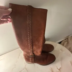 Fabianelli  Italian Riding Boots Size 39 Camel Brown Soft Leather Made in Italy