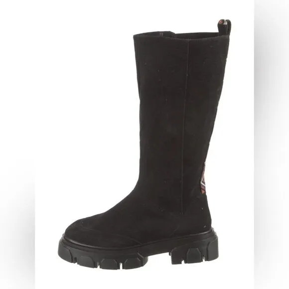 FARM RIOSuede Grosgrain Trim Riding Boots size 6.5 (s1.15) new without box