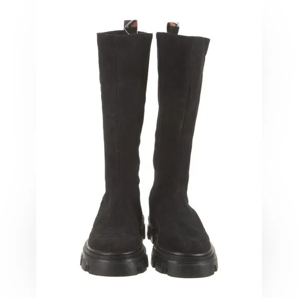 FARM RIOSuede Grosgrain Trim Riding Boots size 6.5 (s1.15) new without box