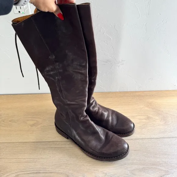 Fiorentini and Baker Emma tall riding boot brown leather size 36 / 6