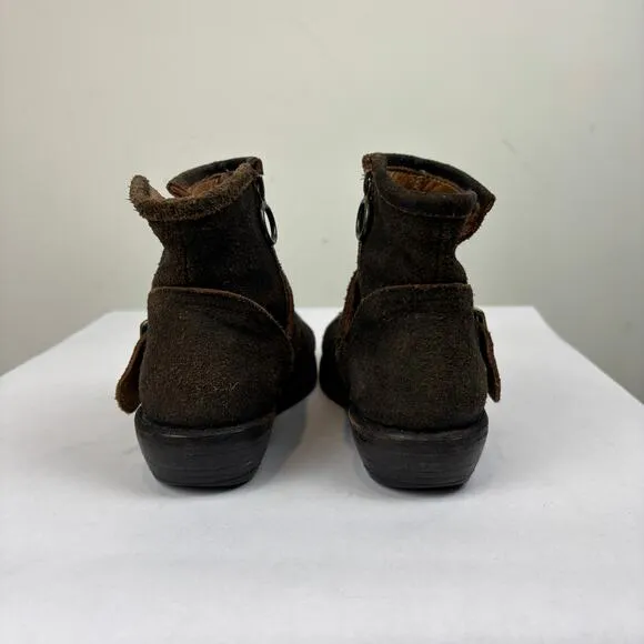 Fiorentini   Baker Eternity Eli Suede Ankle Moto Boots Women's 36.5