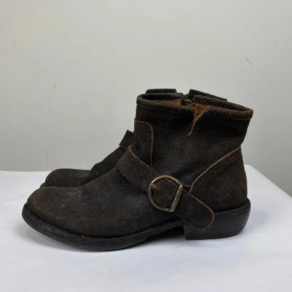 Fiorentini   Baker Eternity Eli Suede Ankle Moto Boots Women's 36.5