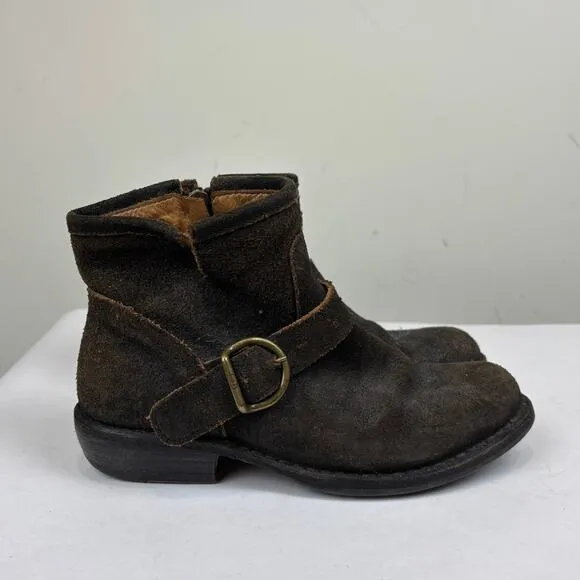 Fiorentini   Baker Eternity Eli Suede Ankle Moto Boots Women's 36.5