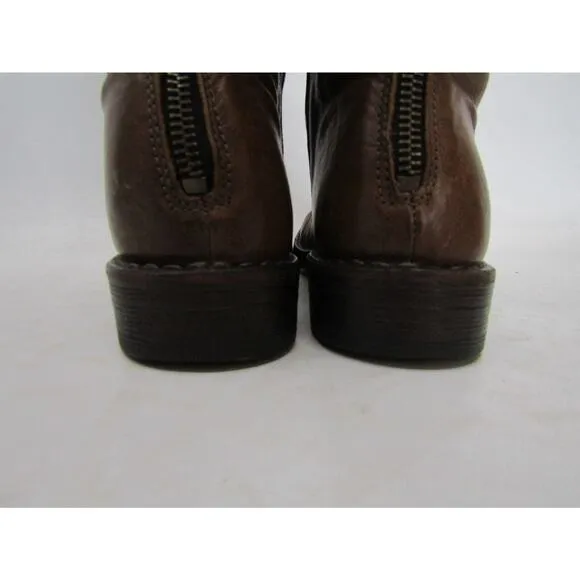 Fiorentini   Baker Womens Sz 35 EUR Brown Leather Zip Ankle Fashion Boots Bootie