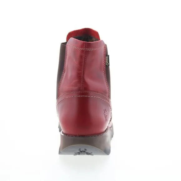 Fly London Womens Scon Red Boots (NWT)