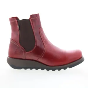 Fly London Womens Scon Red Boots (NWT)
