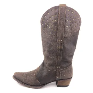 FM1101 by Lane Brown Leather Western Boots 10