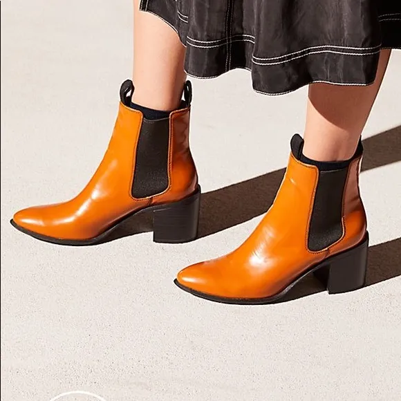 FP X Farylrobin Vegan Midtwon Heel Boot size 7