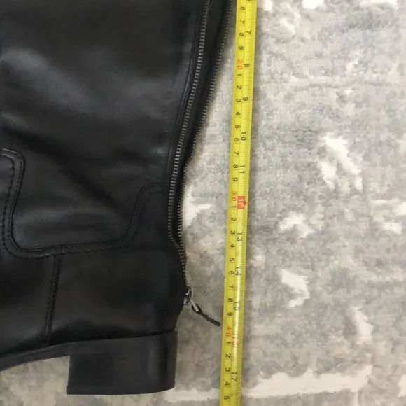 FRANCO SARTO Crane Black Leather Boots