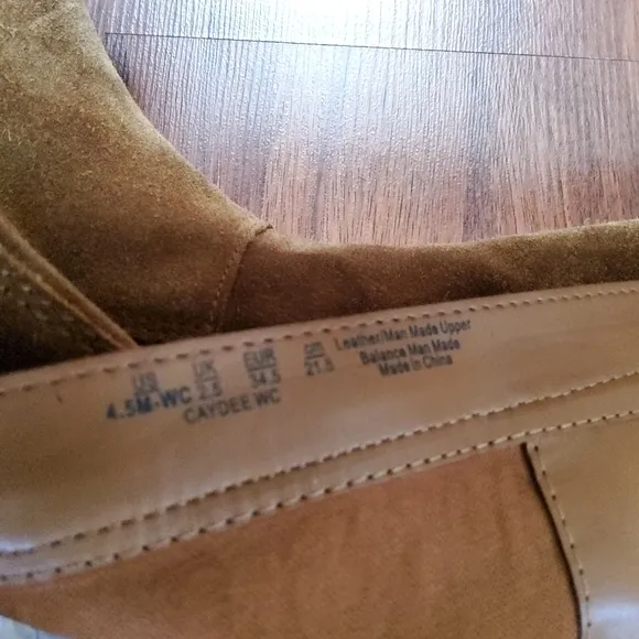 Franco Sarto Girls Suede Leather Riding Boots 4.5