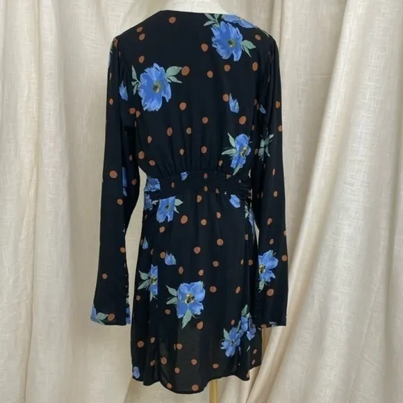 Free People Date Night floral mini dress
