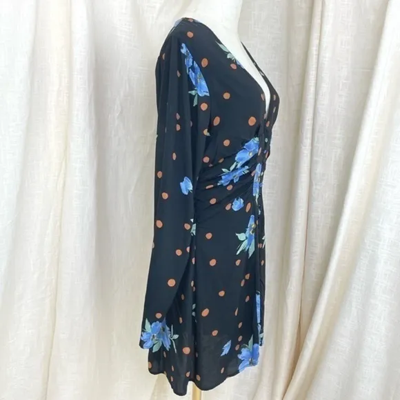Free People Date Night floral mini dress