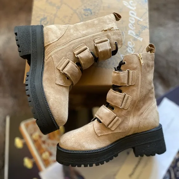 Free People Emmett Lace Up Boots