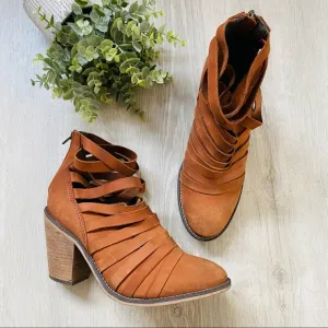 Free People Hybrid Heel Ankle Boots Brown Size 39