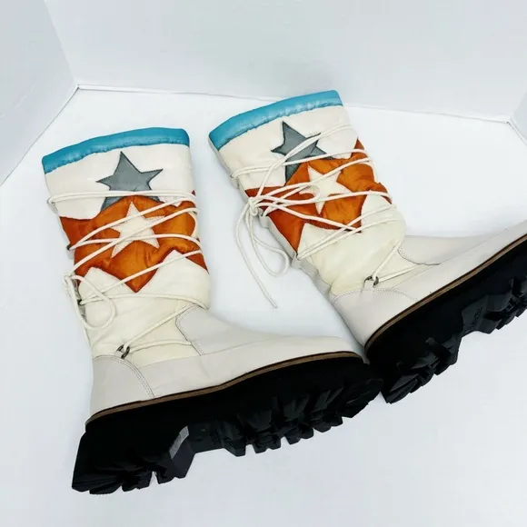 Free People - Ivory Star Snow Boots