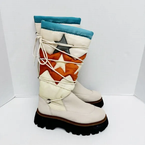Free People - Ivory Star Snow Boots